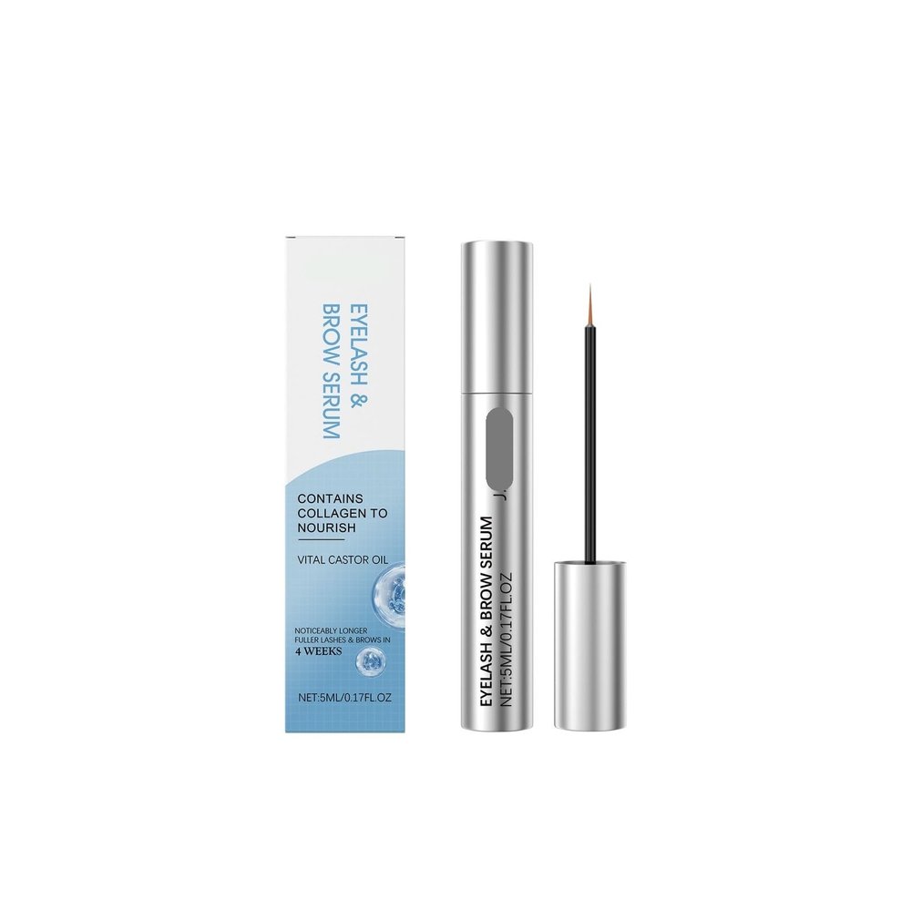 Eyelash & Eyebrow Serum: Nourish, Strengthen, Enhance Length - Lightweight For Daily Natural Look, Easy Application(1PCS)