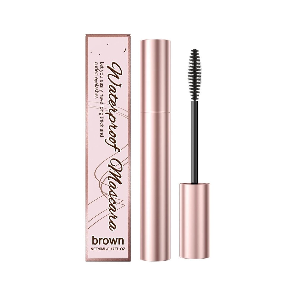 Brown Curling Mascara, Daily Moisturizing, Natural & Beautiful, Long-lasting, Smudge-proof, Enhances Lash Elasticity, Prevents Lash Loss(1PCS)