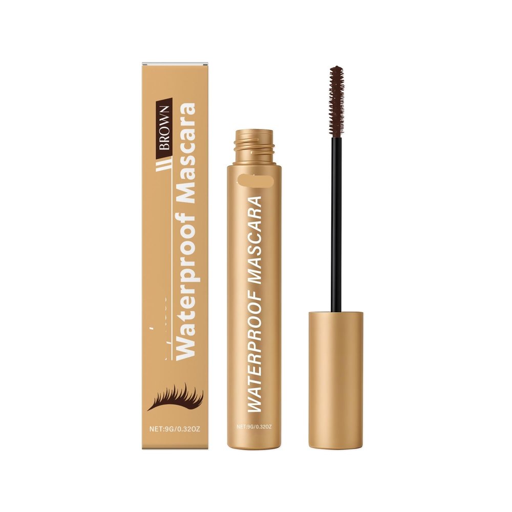 Brown Curling Mascara, Volumizing & Lengthening, Long-Lasting, Smudge-Proof, Natural & Beautiful, Daily Use, Enhances Lash Health(1PCS)