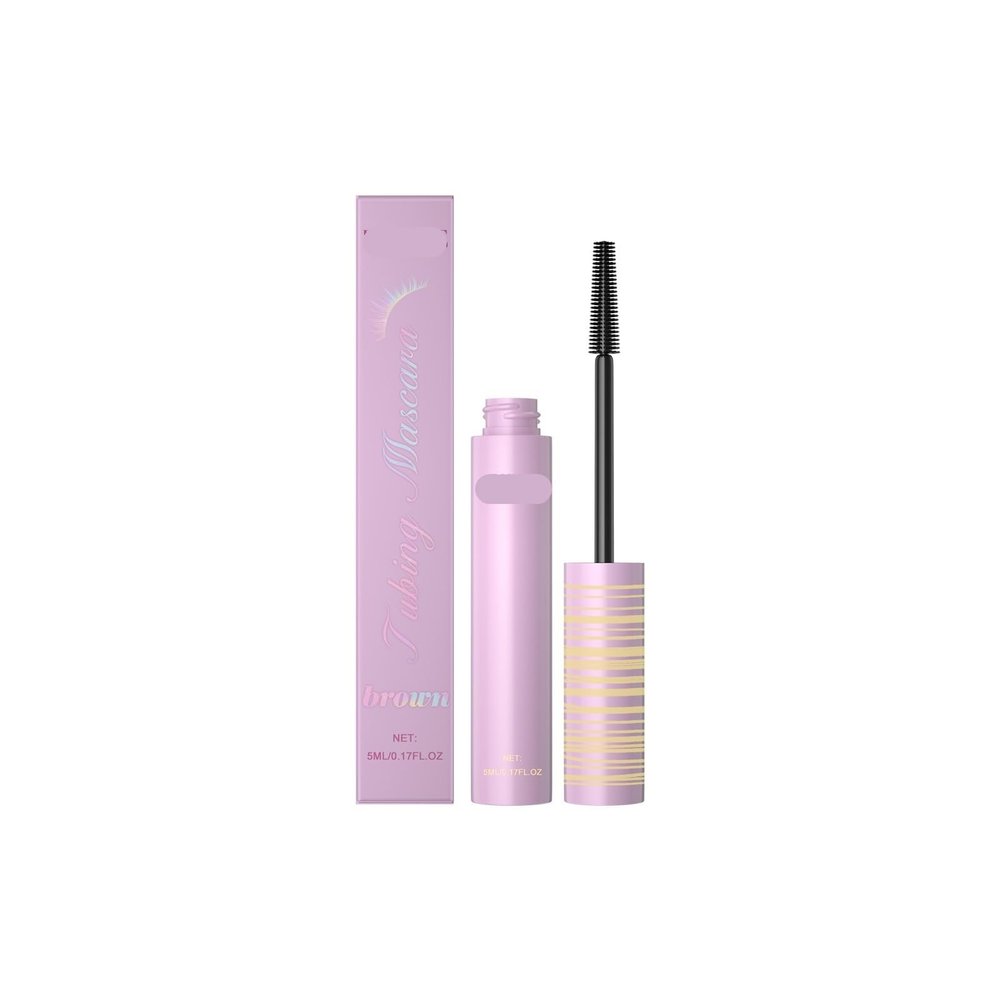 Brown Mascara, Daily Lightweight Natural Lash Mascara For Long-lasting Hold & Curl, Smudge-proof Formula, Easy To Apply(1PCS)