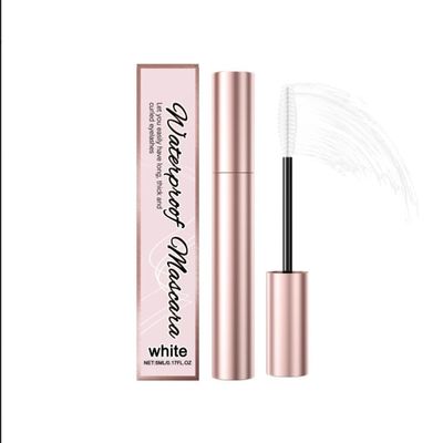 White Mascara - Root-Defining, Natural Length, Smudge-Proof, Clump-Free, Travel-Size | Quick Volume &, Enhances Eye Makeup, Easy Application(1PCS)