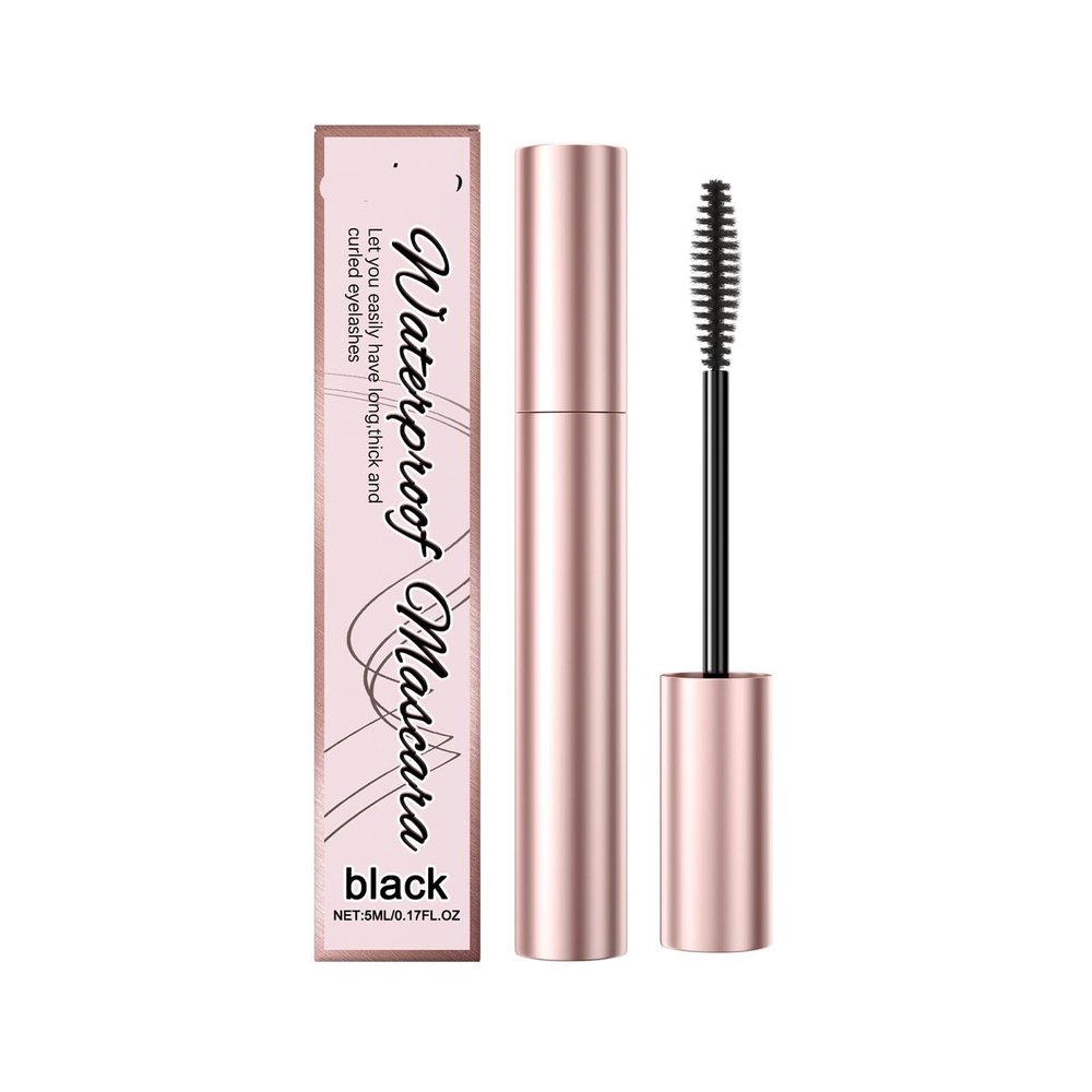 Black Mascara - Waterproof, Lengthening & Curling, Smudge-Proof, Long-Lasting, Natural Look For  Eyes(1PCS)