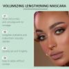 Black Mascara - Volumizing, Lengthening, Curling, Long-Lasting, Smudge-Proof, Waterproof Formula For Natural Look(1PCS) view 3