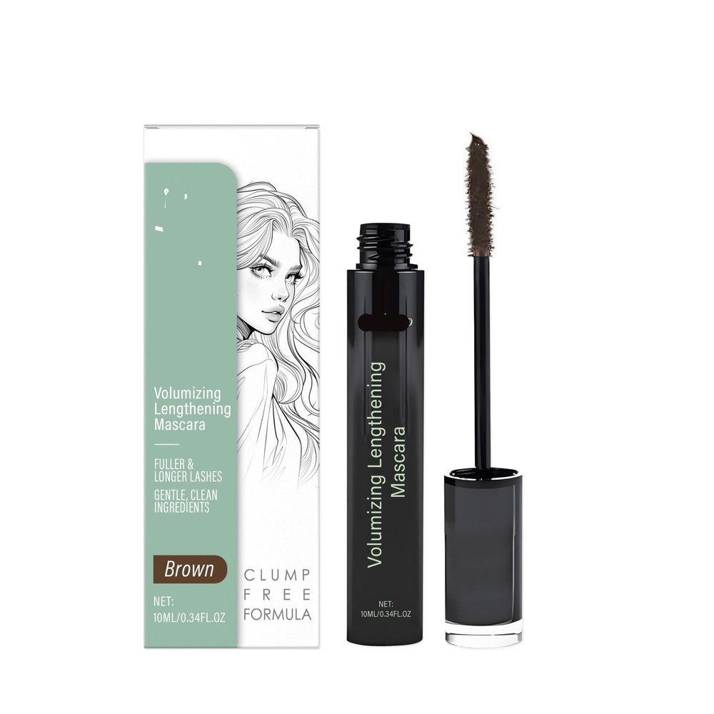 Brown Mascara - Natural Curl & Lift, Volumizing, Smudge-Proof, Clump-Free, Portable For All-Day Wear(3PCS)