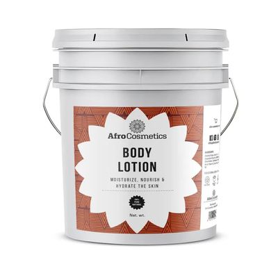 AFROCOSMETICS Lotion Based For Dry Skin Soothes and Moisturize the Body Unscented 5 Gallon Bucket