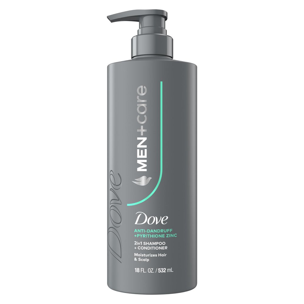 Dove Men Dandruff Defense 2-in-1 Shampoo & Conditioner for Flakes 18oz