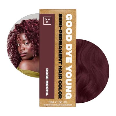 Good Dye Young Semi-Permanent Red Brown Hair Dye, 5 FL OZ, Rose Mocha