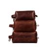 COZY LEATHER Personalized Travel Toiletry Bag for Men Premium Genuine Leather Dopp Kit for Men, Leather Dopp Kit Dark Brown Small view 1