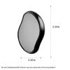 Crystal Hair Remover, Crystal Hair Eraser, Reusable Nano Glass,Multi-Color and Style Options,Easy to Wash,Ideal for Soft and Silky Skin,Skin Exfoliation (Nano Mirror coarse Glass(Black)) view 2