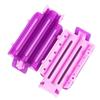 90PCS Hair Perm Rods Hair Curlers Rollers Wave Heat Perm Rod Root Fluffy Clamp DIY Clip Hairdressing Styling Tool(Purple & Pink) Rods view 1