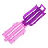 90PCS Hair Perm Rods Hair Curlers Rollers Wave Heat Perm Rod Root Fluffy Clamp DIY Clip Hairdressing Styling Tool(Purple & Pink) Rods view 2