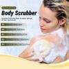 Kuenst Natural Loofah Sponge, Substitute Exfoliating Body Scrubber, Shower Loofah for Women & Men,Made with Eco-Friendly Luffa Bath Sponge, 2 Pack, 5.71in*3.94in, NavajoWhite-Snow view 4