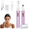 Mendaping 2025 Rechargeable Nose & Ear Hair Trimmer, Dual-Edge Blade Electric Clipper for Women Men, Facial & Eyebrow Hair Removal Tool, Powerful Motor, Painless, Easy to Clean (Multicolor) view 1