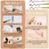 146 Pcs Temporary Tattoo Kit, Waterproof Long Lasting Temporary Tattoo Kids Adult Women Men, 3 Pcs Tattoo Cones Ink(Black/Maroon/Cherry Red),136 Reusable Temporary Stencils Christmas Gifts for Friends view 4