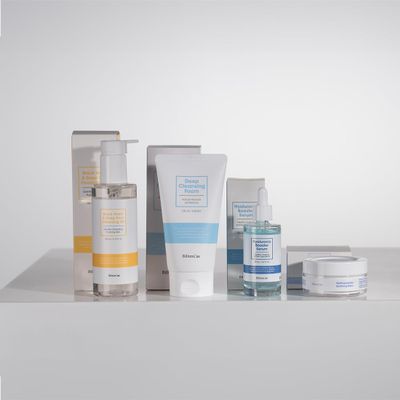 BibimCos Slugging Method Set - deep moisturization hyaluronic serum, double cleansing + serum + balm, k beauty slugging method set