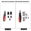 Mrisata Electric Nose Hair Trimmer Multi Functional LED Light Nose Ear Eyebrow Beard Trimmer for Men with Stainless Steel ABS Material 17cm (Orange) view 3