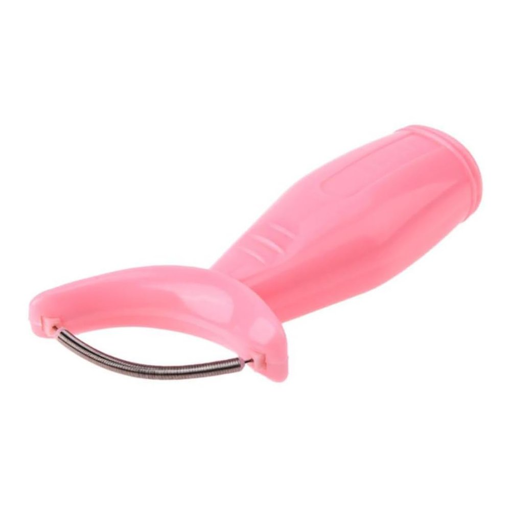 1PC Facial Hair Remover Spring Threading Hair Removal Wand Ergonomic Handle Facial Epilator Removes from The Roots(Pink) Remover Removal for Women