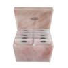 10 Layers Acrylic Eyelash Storage Box,Eyelash Holder Extension Tool,Makeup Organizer False Eyelashes Glue Pallet Holder, Grafting Eye lashes Close-Packed Display with 10 Pallets (Marble Pink) view 1