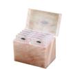 10 Layers Acrylic Eyelash Storage Box,Eyelash Holder Extension Tool,Makeup Organizer False Eyelashes Glue Pallet Holder, Grafting Eye lashes Close-Packed Display with 10 Pallets (Marble Pink) view 2