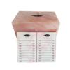 10 Layers Acrylic Eyelash Storage Box,Eyelash Holder Extension Tool,Makeup Organizer False Eyelashes Glue Pallet Holder, Grafting Eye lashes Close-Packed Display with 10 Pallets (Marble Pink) view 4