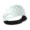 Green Checkered Pattern Non-Slip? comfortable headbands for women Elastic head bands for women for basketball Running Athletic Sports Workouts vinchas para el cabello de mujer view 1