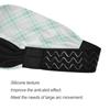 Green Checkered Pattern Non-Slip? comfortable headbands for women Elastic head bands for women for basketball Running Athletic Sports Workouts vinchas para el cabello de mujer view 3