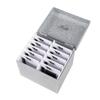 10 Layers Acrylic Eyelash Storage Box,Eyelash Holder Extension Tool,Makeup Organizer False Eyelashes Glue Pallet Holder, Grafting Eye lashes Close-Packed Display with 10 Pallets (Silver) view 4