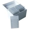Acrylic 10 Layers Eyelases Extension Storage Box, Grafting Eye lashes Close-Packed Display, Makeup Organizer False Eyelashes Glue Pallet Holder with 10 Pallets (White without Eye) view 4