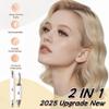 2025 Upgraded Heated Eyelash Curler - 2-in-1 USB Rechargeable Electric Eyelash Curler & Eyebrow Trimmer, Fast Heating in 6s, Anti-Burn Design, 24H Long-Lasting Effect, Perfect Gift for Women (White) view 2