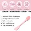 2 PCS Facial Cleansing Brush,2 in 1 Silicone Face Mask Brush for Exfoliating,Massaging,Remove Blackheads,Deep Pore Cleansing,DIY Mask view 2