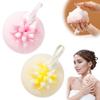 2025 New Sunflower Suction Cup Bath Ball, Bath Sponge Cleaning Brush Sponge Bath Ball, 2-in-1 Suction Cup Bath Balls Bath Accessories for Shower Exfoliating (Pink+Yellow) view 1
