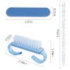 152pcs Nail Care Kit,100pcs Nail Files,50pcs Nail Care Sticks, Cuticle Manicure and Pedicure Stick,2pcs Handle Grip Nail Brush Manicure and Pedicure Tools KitBlue) view 2