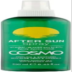 CD COSMO DESIGNS After Sun Spray 250ml | 8.45 fl.oz, Cooling & Soothing With Aloe Vera & Vitamin E | for Men and Women