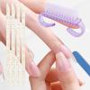 152pcs Nail Care Kit,100pcs Nail Files,50pcs Nail Care Sticks, Cuticle Manicure and Pedicure Stick,2pcs Handle Grip Nail Brush Manicure and Pedicure Tools Kit(Gold+Purple ) view 3