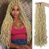 Vemet Soft Locs 30 Inch Synthetic 8 Packs Faux Locs Pre Looped Curly Wavy Crochet Hair For Black Women Hair Extensions view 1