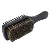 Brrnoo Double Sided Beard Brush, Wooden Handle Mustache Grooming Brush with Nylon Synthetic for Men Sensitive Skin Travel Gym view 3