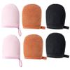 NentMent 6 Pack Self Tanning Mitt Applicator WITHOUT Thumb Portable Compact Microfibre Self Tanner Mitt Finger Tanning Gloves for Self Tanner Mousse Sunless Self Tanning Foam Lotion Application view 1