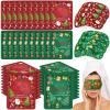 Bonuci 90 Pcs Christmas Steam Eye Masks Bulk for Dry Eyes Disposable Heating Eye Mask for Spa Sleep Warm Compress Stress Dark Circle Relief Puffiness and Relaxation Gifts Christmas Stocking Stuffer view 1