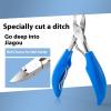 Curved Jaw Ergonomic Toenail Nipper With High Carbon Stainless Steel For Precise Cutting And Reduced Hand Fatigue Manicure Tool With Spring Mechanism view 2
