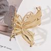 1 Pieces Butterfly Hair Claw Clips Metal Gold Hair Clips for Women- Strong Hold Small Hair Barrette Non Slips Claw Clips for Thin, Thick, or Curly Hair Fashion Hair Accessories for Girls view 3