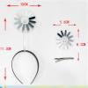 Brain-themed hair clip, creative and fun hairpin for women, featuring a rotating brain symbol, hair clip accessories, suitable for programmers, students, parties, and everyday wear. view 2