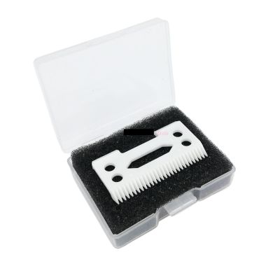 2 Holes Hair Clipper Blade Cutter Electric Clipper Blades Ceramic Blades Compatible for Wahl, Shear Clipper with Box Blade Knife