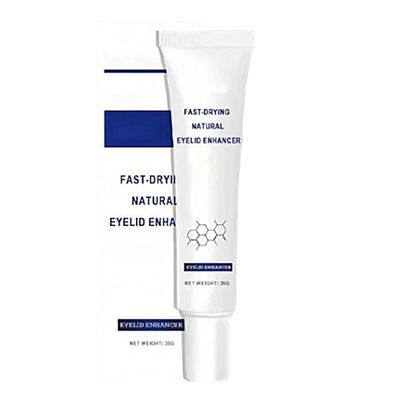 KOQRY Double Eyelid Defining Cream,Upper Eyelids Firming Cream For Droopy Eyelids,Quick-Drying Natural Long-Lasting Eyelids Enhancer, For Droopy Eyelids (1pcs)