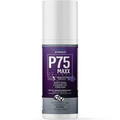 BIOLABS PRO P75 Maxx Pro-Gest Cream w/Lavender - 5000mg Progest Per Bottle - Two Month Supply - 3oz