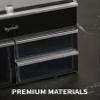 Large Black Vanity Organizer, Countertop Makeup Organizer with Drawers, Skincare Holder Durable Thick Plastic Cosmetic Display Case Perfect for Bathroom Bedroom Storage (3 Drawers) view 2