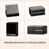Large Black Vanity Organizer, Countertop Makeup Organizer with Drawers, Skincare Holder Durable Thick Plastic Cosmetic Display Case Perfect for Bathroom Bedroom Storage (3 Drawers) view 3