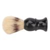 NinthAvenue Basics Shaving Brushes For Men, Small Portable Black with Curved Handle Shaving Cream Brush Foaming Beard Cleaning Brush For Home Salon Travel view 4