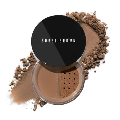 Bobbi Brown Sheer Finish Loose Powder | Long-Lasting, Oil-Absorbing, Mattifying Powder for Seamless Finish | Vitamin E, 0.35 Ounce, Warm Chestnut