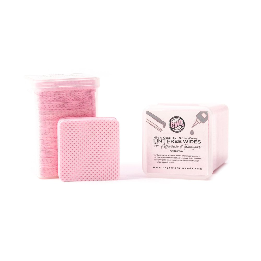BWL Lint-Free Lash Adhesive Wipes