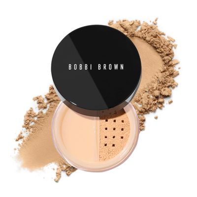 Bobbi Brown Sheer Finish Loose Powder | Long-Lasting, Oil-Absorbing, Mattifying Powder for Seamless Finish | Vitamin E, 0.35 Ounce, Warm Natural